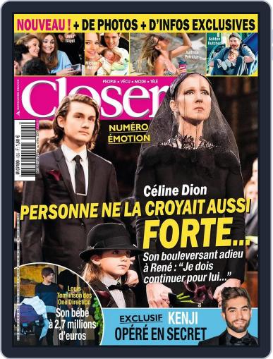 Closer France January 29th, 2016 Digital Back Issue Cover