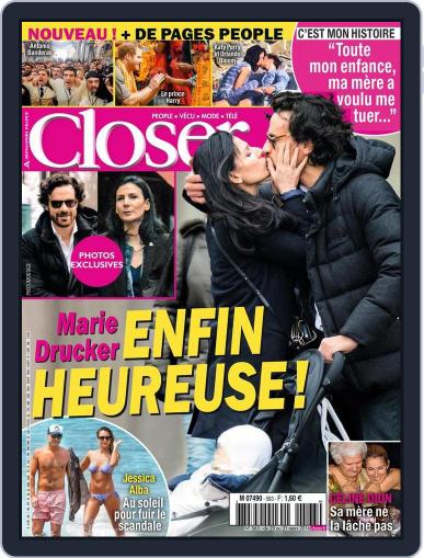 Closer France March 25th, 2016 Digital Back Issue Cover