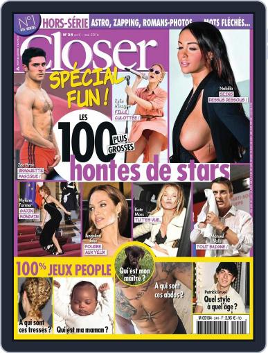 Closer France April 15th, 2016 Digital Back Issue Cover