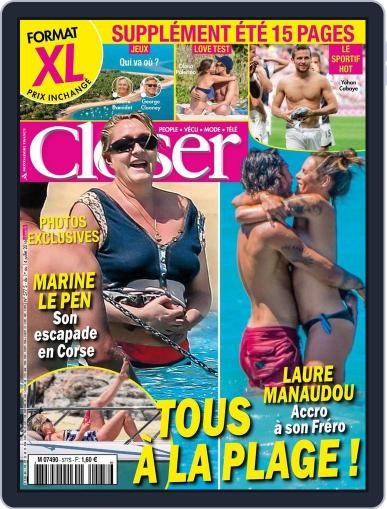 Closer France July 1st, 2016 Digital Back Issue Cover