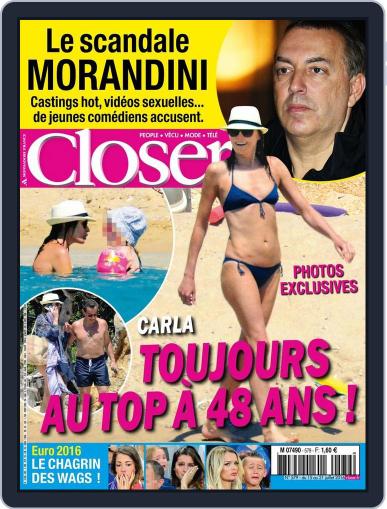 Closer France July 14th, 2016 Digital Back Issue Cover