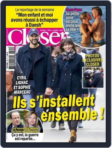 Closer France October 14th, 2016 Digital Back Issue Cover