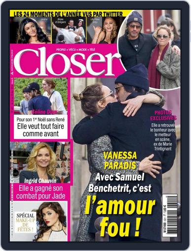 Closer France December 16th, 2016 Digital Back Issue Cover