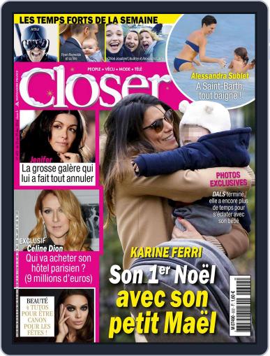 Closer France December 23rd, 2016 Digital Back Issue Cover