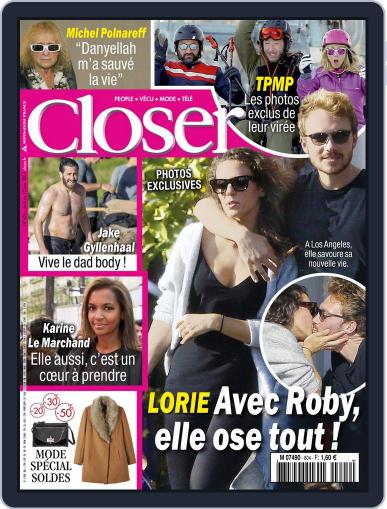 Closer France January 6th, 2017 Digital Back Issue Cover
