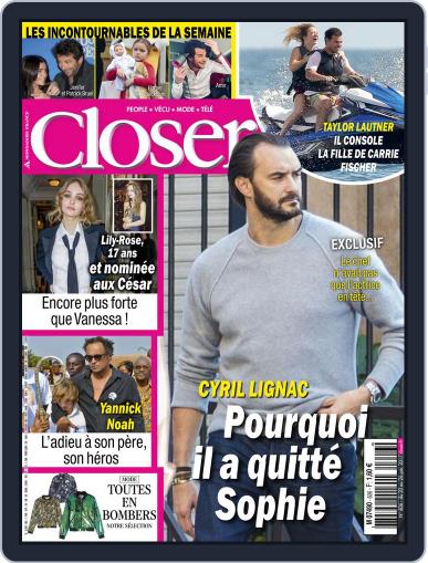 Closer France January 20th, 2017 Digital Back Issue Cover