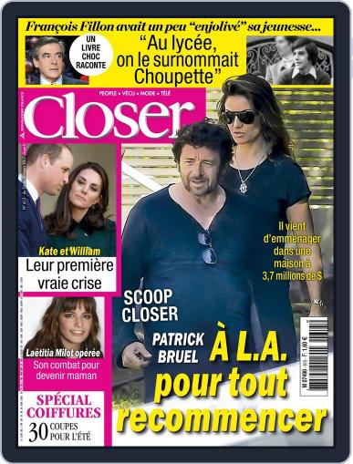 Closer France March 24th, 2017 Digital Back Issue Cover