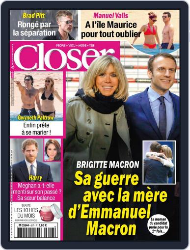 Closer France April 7th, 2017 Digital Back Issue Cover