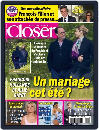 Closer France April 21st, 2017 Digital Back Issue Cover