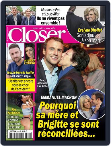 Closer France April 28th, 2017 Digital Back Issue Cover