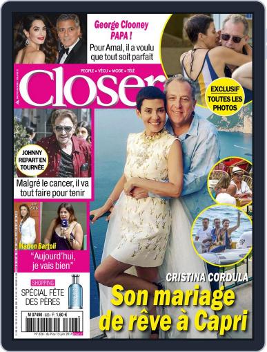 Closer France June 9th, 2017 Digital Back Issue Cover