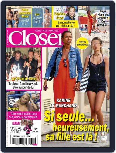 Closer France June 23rd, 2017 Digital Back Issue Cover