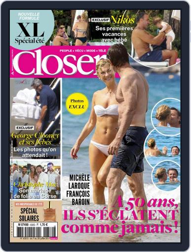 Closer France July 7th, 2017 Digital Back Issue Cover