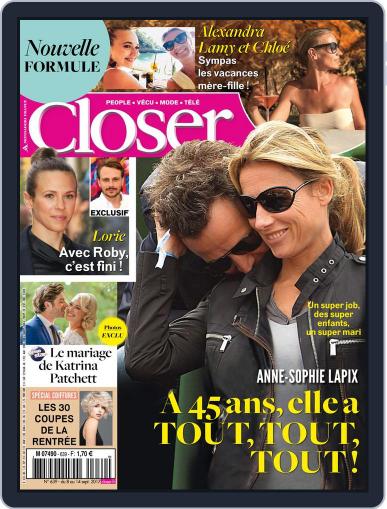 Closer France September 8th, 2017 Digital Back Issue Cover