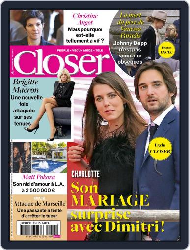 Closer France October 6th, 2017 Digital Back Issue Cover