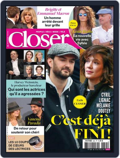 Closer France October 13th, 2017 Digital Back Issue Cover