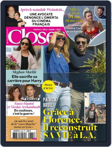 Closer France October 20th, 2017 Digital Back Issue Cover