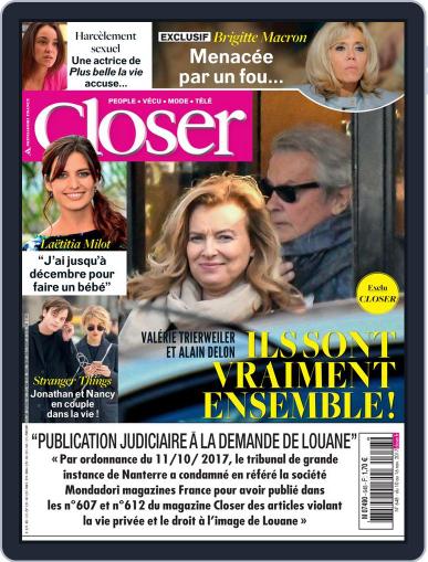 Closer France November 10th, 2017 Digital Back Issue Cover