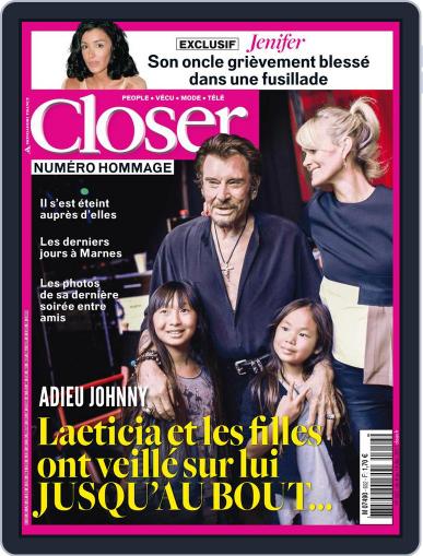 Closer France December 8th, 2017 Digital Back Issue Cover