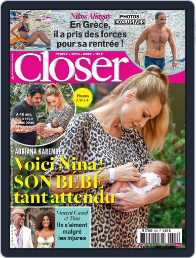 Closer France August 31st, 2018 Digital Back Issue Cover