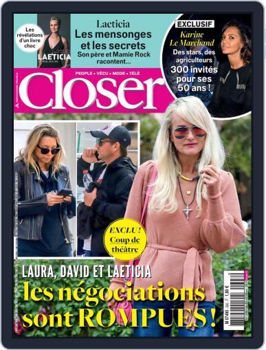 Closer France October 12th, 2018 Digital Back Issue Cover