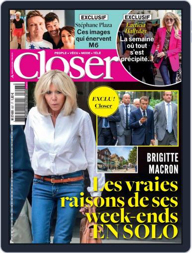 Closer France October 19th, 2018 Digital Back Issue Cover
