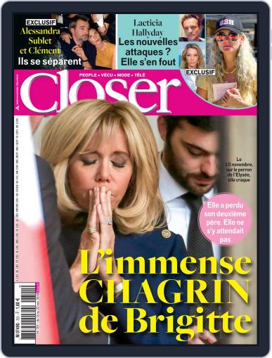 Closer France November 16th, 2018 Digital Back Issue Cover