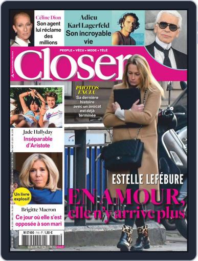 Closer France February 22nd, 2019 Digital Back Issue Cover