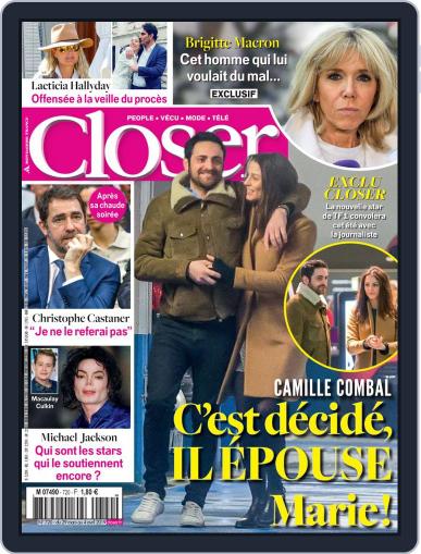 Closer France March 29th, 2019 Digital Back Issue Cover