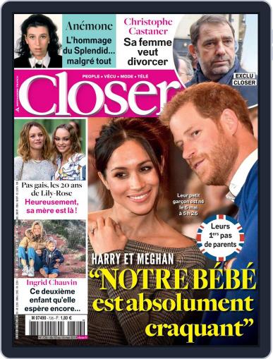 Closer France May 10th, 2019 Digital Back Issue Cover