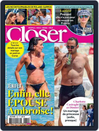 Closer France June 7th, 2019 Digital Back Issue Cover