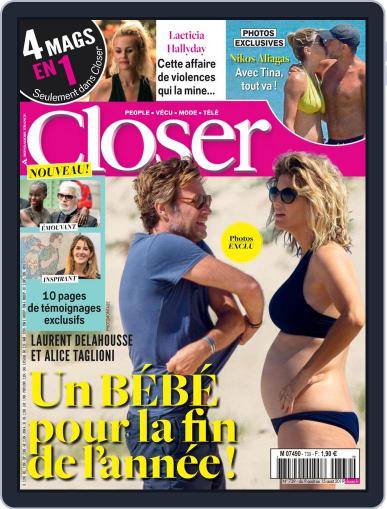 Closer France August 9th, 2019 Digital Back Issue Cover