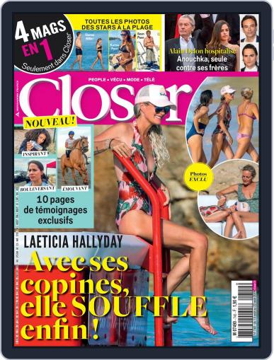 Closer France August 15th, 2019 Digital Back Issue Cover