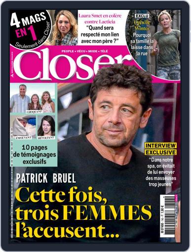 Closer France September 27th, 2019 Digital Back Issue Cover