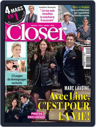 Closer France October 25th, 2019 Digital Back Issue Cover