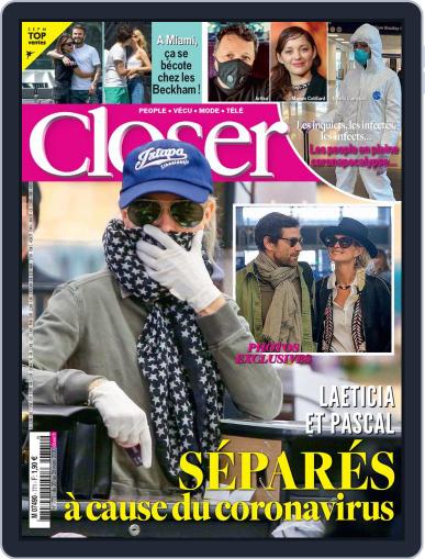 Closer France March 18th, 2020 Digital Back Issue Cover