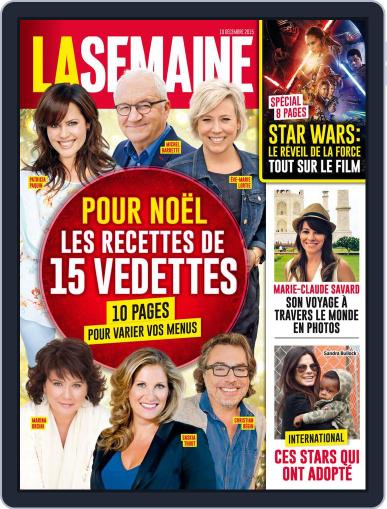 La Semaine December 18th, 2015 Digital Back Issue Cover
