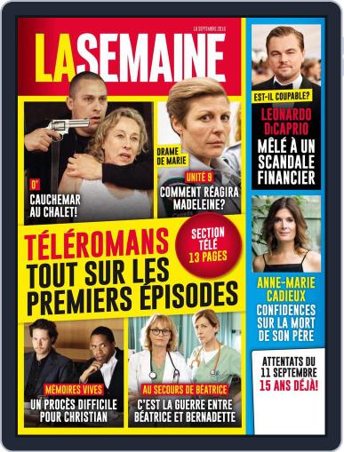 La Semaine September 8th, 2016 Digital Back Issue Cover
