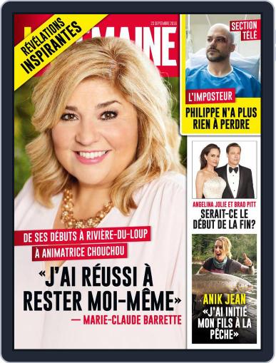 La Semaine September 15th, 2016 Digital Back Issue Cover