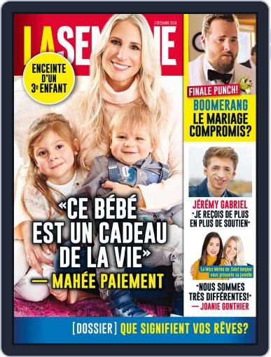 La Semaine December 2nd, 2016 Digital Back Issue Cover
