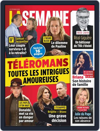 La Semaine February 22nd, 2019 Digital Back Issue Cover