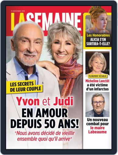 La Semaine November 15th, 2019 Digital Back Issue Cover