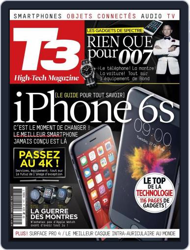 T3 Gadget Magazine France (Digital) November 14th, 2015 Issue Cover