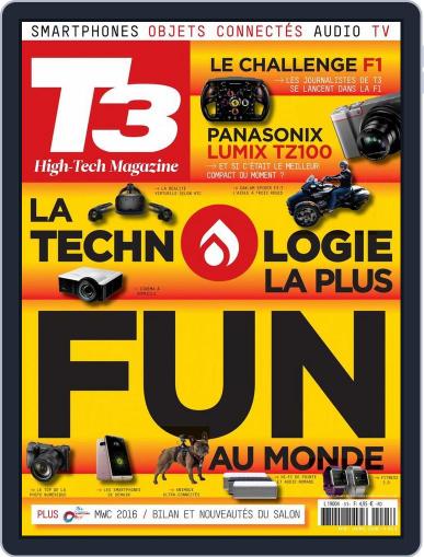 T3 Gadget Magazine France (Digital) February 18th, 2016 Issue Cover