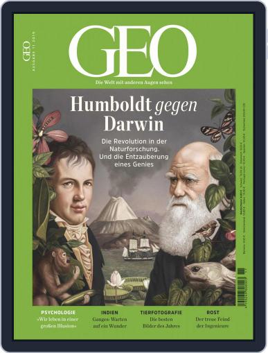GEO November 1st, 2019 Digital Back Issue Cover