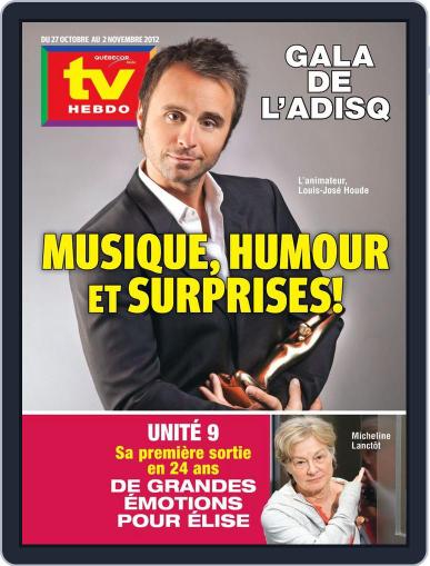 Tv Hebdo October 18th, 2012 Digital Back Issue Cover