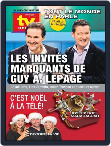 Tv Hebdo November 29th, 2012 Digital Back Issue Cover