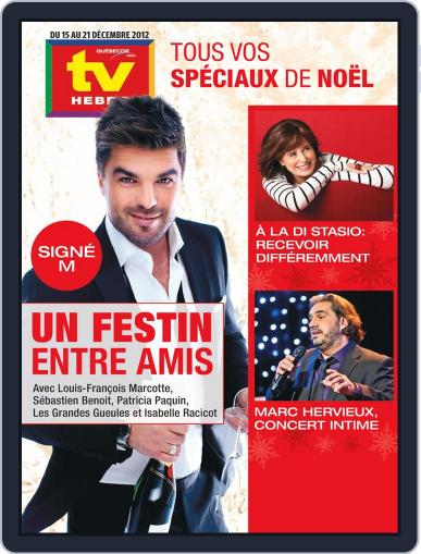 Tv Hebdo December 6th, 2012 Digital Back Issue Cover
