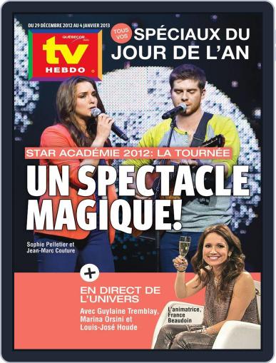 Tv Hebdo December 21st, 2012 Digital Back Issue Cover