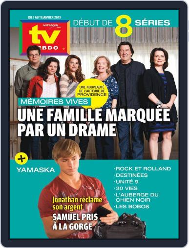 Tv Hebdo December 28th, 2012 Digital Back Issue Cover